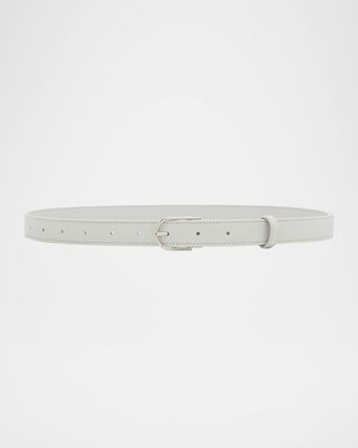 Victoria Beckham Dorian Calfskin Leather Belt