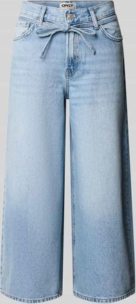 Only Regular Fit Culotte aus reiner Baumwolle Modell GIANNA in Jeansblau, Gr&ouml;&szlig;e 29/32
