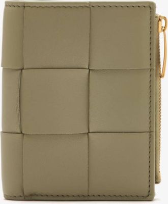 Bottega Veneta Cassette Small Intreccio Bi-Fold Wallet