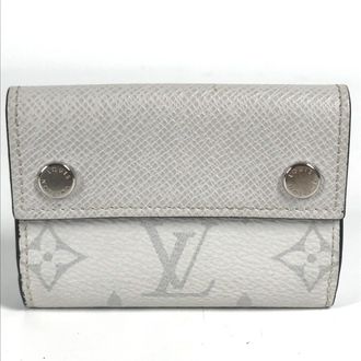 Louis Vuitton Taigarama Blanc White Taigarama Wallet (Tri-Fold) (Pre-Owned)