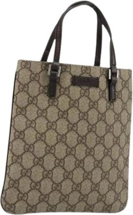 Gucci Pre-owned Tote Bags, female, Beige, Size: ONE SIZE Pre-owned Tote Bag