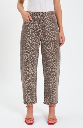 Daze Westward High Waist Ankle Barrel Leg Jeans in Cool Cat at Nordstrom Rack, Size 23