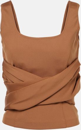 Max Mara Top Nespola con scollo bardot