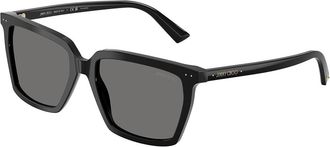 Jimmy Choo London JC5051 500081 Womens Sunglasses Black Size 55