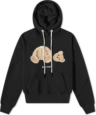 Palm Angels Kill The Bear Popover Hoodie Black PMBB058F21FLE0071060