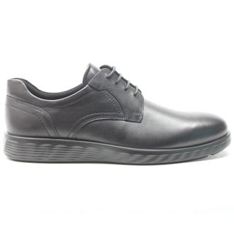 Ecco Ecco S Lite Hybrid Leather Mens Lace Up Shoes - Black - Size:UK 12-12.5