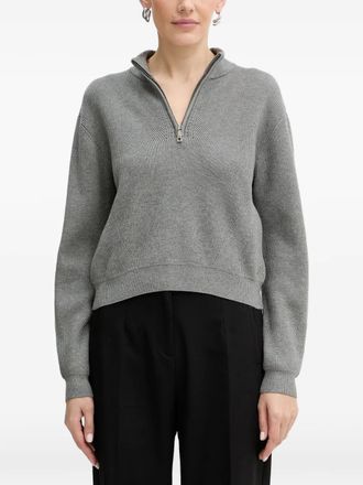 Guess Co Maglione Harley con zip - Grigio