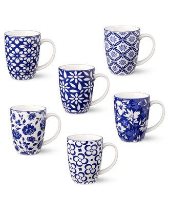 Certified International Madison Set Of 6 Mugs