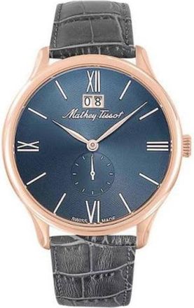 Mathey-Tissot Mens Edmond Blue Dial Watch