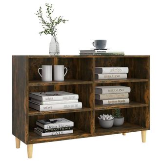 Berkfield Home Sideboard Smoked Oak 103.5x35x70 cm Engineered Wood in Brown