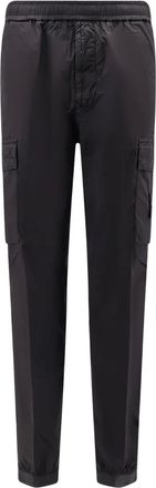 Stone Island Pantaloni cargo con vita elasticizzata - Nero