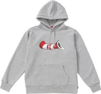 SUPREME x Supreme Cat hooded sweatshirt - men - Fabric - L - Grey