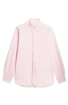 Fortela Costes Classic Cotton Shirt in Pink at Nordstrom, Size Xx-Large