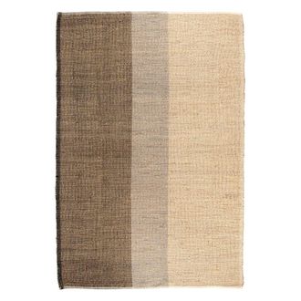 Vivaraise Alfombra en junco marino antracita 120 x 170 cm