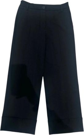 Marella Wide Trousers, female, Black, Size: XS Straight-Leg Trousers