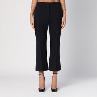 Alexander McQueen Pantalone sartoriale nero in lana