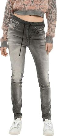 Diesel Grey Slim Mid Rise Jeans