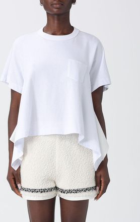 sacai T-shirts in cotone relaxed fit