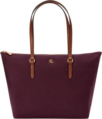 Ralph Lauren Keaton 26 Tote - Dames - Shoppers - Rood - ONE Size - Nylon - Tassen
