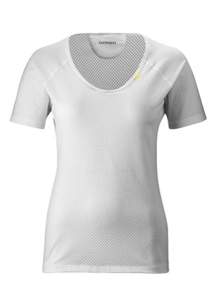 Gonso Funktionsshirt GONSO Base Shirt W, Damen, Gr. 34, weiss (wei&szlig;), 89% Polypropylen, 11% Elasthan, Rundhals, Shirts Funktionsshirt, Damen Fahrrad-Unterhe