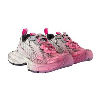 Balenciaga Womens Mesh & Synthetic Colorblock Sneaker Pink