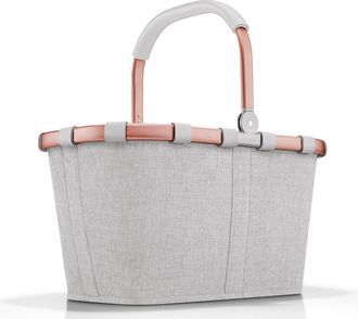 Reisenthel Einkaufskorb REISENTHEL Carrybag, Damen, grau (steingrau), Polyester, Einkaufsk&ouml;rbe Einkaufskorb, Aus recyceltem Material