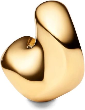 Maria Black Kleine Saddle oorbel - Goud