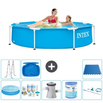 Intex Piscina Con Estructura Redonda - 244x51 Cm - 7-piezas S31457