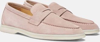 Scarosso Luciana Loafers in Pink - Suede at Nordstrom, Size 37.5