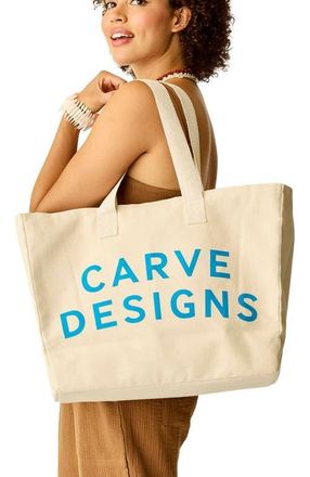 Carve Designs Organic Cotton Tote - Beach in Logo at Nordstrom