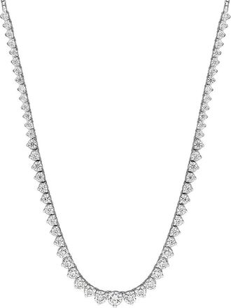 Rina Limor Silver 3.64 Ct. Tw. Created White Moissanite Tennis Necklace