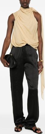 Tom Ford Womens Trousers Black Silk