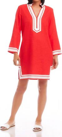 Karen Kane St. Tropez Dress In Dark Orange