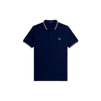 Fred Perry Heren, Tops, Blauw, Maat: XL Katoen