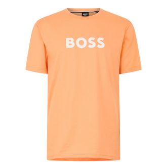 HUGO BOSS Heren Hbw Logo T-Shirt (Licht Oranje)