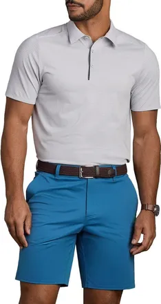 Rhone Approach Performance Polo in Sleet Gray Seersucker at Nordstrom, Size Xx-Large