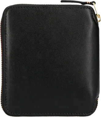 Comme Des Gar&ccedil;ons Mens Black Calfskin Wallet