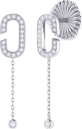 LuvMyJewelry Celia C Diamond Drop Earrings in Silver at Nordstrom Rack