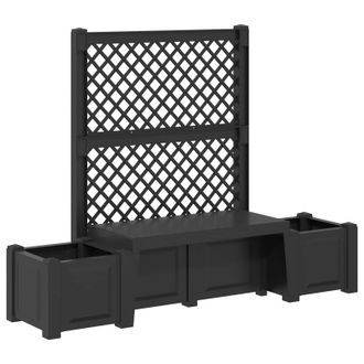 vidaXL Banco De Jard&iacute;n Kopenhagen Gris Antracita 173 X 49 X 135,5 Cm Vidaxl