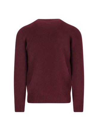 Drumohr Mens Sweaters Red Lambswool