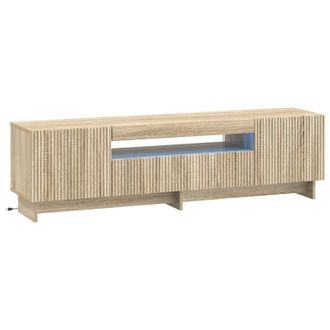 vidaXL Mueble De Tv Led Roble Sonoma Madera De Ingenier&iacute;a Vidaxl