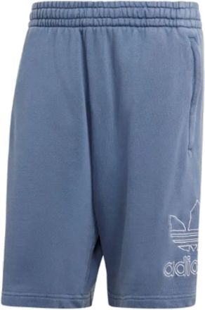 adidas Adicolor Outline Trefoil Shorts Asia Sizing Blue IR8005