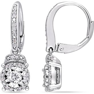 Delmar Diamond Drop Earrings - 0.35ct. in White at Nordstrom Rack