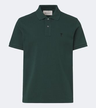 Ami Ami De Coeur cotton piqu&eacute; polo shirt
