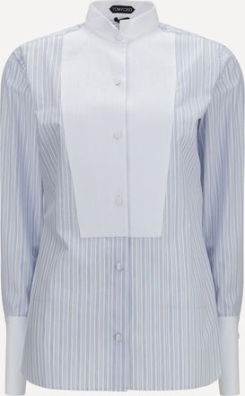 Tom Ford Striped Shirt with front detail Female 40