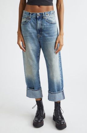 R13 Cuffed X-Boyfriend Jeans in Jasper at Nordstrom, Size 26