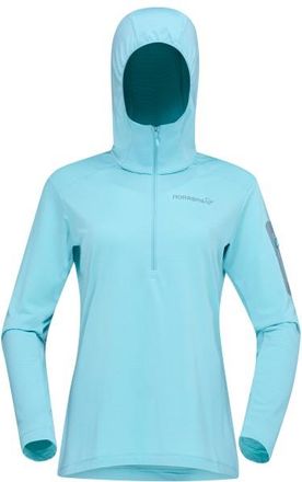 Norr&oslash;na Falketind Warm1 Hood Fleecepullover f&uuml;r Damen | blau