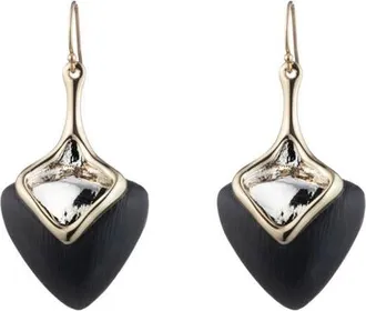 Alexis Bittar Two-Tone Sculptural Drop Earrings in Black at Nordstrom