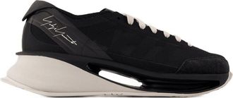 Yohji Yamamoto Unisex S Gendo Run Sneaker Black Calfskin