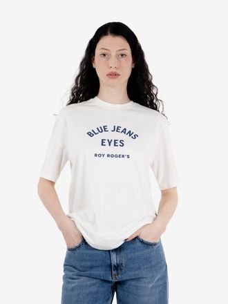 Roy Rogers Eva Herzigova x Roy Rogers T-shirt Pin Up jersey washed white